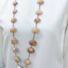 Lange Halskette mit Muscheln und Mini Perlen in beige, maritime Geschenkidee für Meerverliebte Bild 4