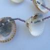 Lange Halskette mit Muscheln und Mini Perlen in beige, maritime Geschenkidee für Meerverliebte Bild 9