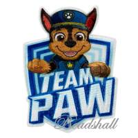 Bügelbild PAW Patrol Figur Chase blau Bild 1