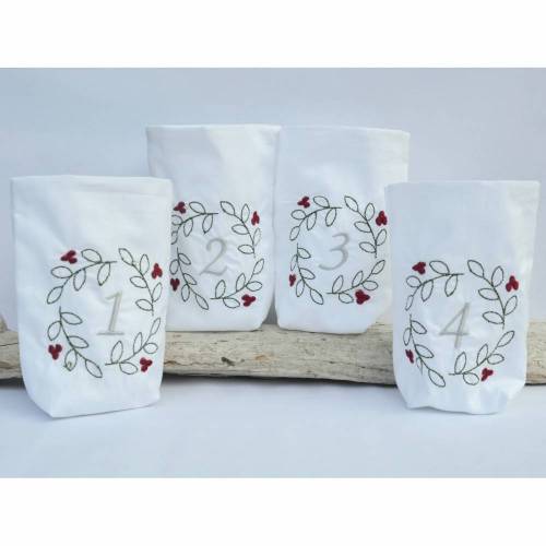 ITH Lichterbeutel Advent 13x18cm Stickdatei