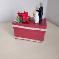 Geschenkbox Rubinhochzeit 40.Hochzeitstag Geldgeschenk  - Geschenkidee Bild 3