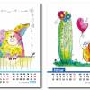 Kalender 2021 Din a5, lustige Tiere, Funny Art, Wandkalender Bild 3