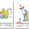 Kalender 2021 Din a5, lustige Tiere, Funny Art, Wandkalender Bild 4