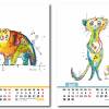 Kalender 2021 Din a5, lustige Tiere, Funny Art, Wandkalender Bild 5
