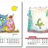 Kalender 2021 Din a5, lustige Tiere, Funny Art, Wandkalender Bild 8