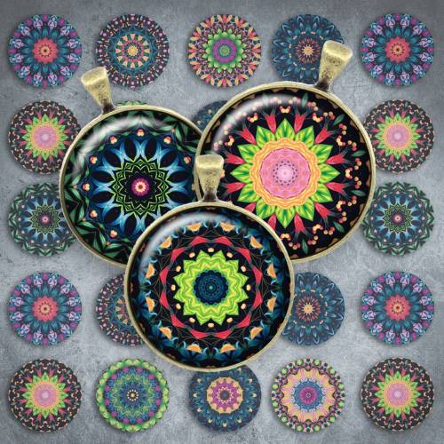 298 - Cabochon Vorlagen, 25mm 18mm 14mm 12mm, rund, Cabochon Motive, Bottle Cap images abstrakt modern pastell