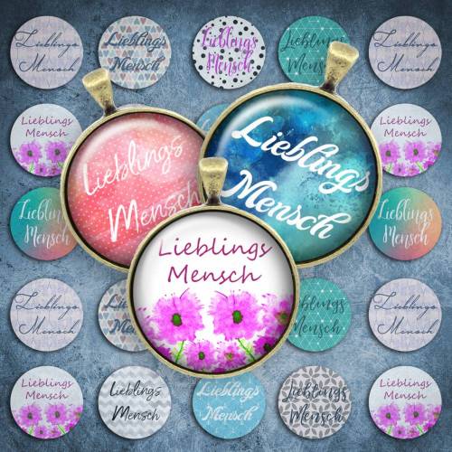 132 - Cabochon Vorlagen, 25mm 18mm 14mm 12mm, rund, Cabochon Motive, Bottle Cap images abstrakt modern pastell