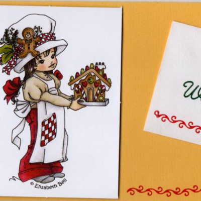 Weihnachtskarte - Unikat Einzelstück - Geldscheinkarte Glückwunschkarte