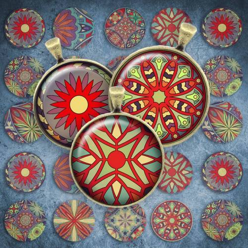 300 - Cabochon Vorlagen, 25mm 18mm 14mm 12mm, rund, Cabochon Motive, Bottle Cap images abstrakt modern pastell