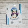 Zwei Weihnachtskarten mit Pinguinen,  Winterkarten Bild 4
