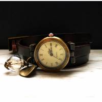 Armbanduhr, Wickeluhr, Lederuhr,Vintage-Stil,  Uhr,Damenuhr,Wish, Farbauswahl, U77 Bild 1