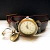 Armbanduhr, Wickeluhr, Lederuhr,Vintage-Stil,  Uhr,Damenuhr,Wish, Farbauswahl, U77 Bild 3