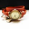 Armbanduhr, Wickeluhr, Lederuhr,Vintage-Stil,  Uhr,Damenuhr,Wish, Farbauswahl, U77 Bild 5