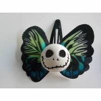 Schmetterling  Skull Haarspange Stoff gothic Bild 1