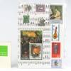 Notizbuch, Briefmarken Musik Instrumente, Noten, Upcycling, DIN A5, handgefertigt Bild 5