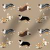 Stoff Hundemotiv "Australian Shepherd", Baumwoll-Jersey, 50x100cm, viele Farben Bild 2