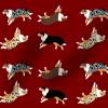 Stoff Hundemotiv "Australian Shepherd", Baumwoll-Jersey, 50x100cm, viele Farben Bild 5