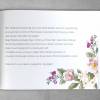 Gästebuch Hochzeit Kraftpapier Vintage Aquarell Blumen Pastell mit vorgedruckten Fragen Bild 4