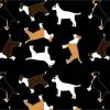 Stoff Hundemotiv "Bullterrier", Baumwoll-Jersey, 50x100cm, viele Farben Bild 3
