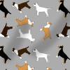 Stoff Hundemotiv "Bullterrier", Baumwoll-Jersey, 50x100cm, viele Farben Bild 4