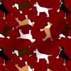 Stoff Hundemotiv "Bullterrier", Baumwoll-Jersey, 50x100cm, viele Farben Bild 5