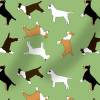 Stoff Hundemotiv "Bullterrier", Baumwoll-Jersey, 50x100cm, viele Farben Bild 6