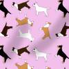 Stoff Hundemotiv "Bullterrier", Baumwoll-Jersey, 50x100cm, viele Farben Bild 7