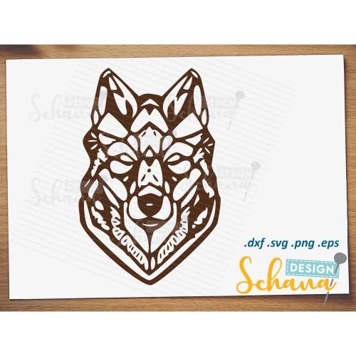 Hund Wolf Husky Plotterdatei  EPS SVG DXF png Digistamp  Plotter Tattoo Bügelbild Plotterdatei cooler Hundekopf Tierliebhaber Hunde Datei