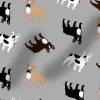Stoff Hundemotiv "Französische Bulldogge", Baumwoll-Jersey, 50x100cm, viele Farben Bild 4
