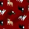 Stoff Hundemotiv "Französische Bulldogge", Baumwoll-Jersey, 50x100cm, viele Farben Bild 5