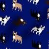 Stoff Hundemotiv "Französische Bulldogge", Baumwoll-Jersey, 50x100cm, viele Farben Bild 9