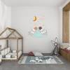 Top Wandtattoo Babyengel auf Wolken für das Kinderzimmer, Spielzimmer,konturgeschnitten in 5 Größen ab 30 cm B x 50 cm H Bild 3