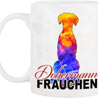Hunde-Tasse DOBERMANN FRAUCHEN mit Hunderasse┊Kaffeetasse Bürotasse┊tolle Geschenkidee für Hundebesitzer Bild 2