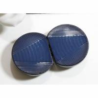 Vintage Gürtelschließe 25mm blau, Kunststoffschnalle, 60er, 70er Jahre, alte Gürtelschnalle, Trödel Dings da Bild 1