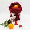 Nikolaussack,Geschenkbeutel für Nikolaus und Weihnachtsgeschenke, rot und weiß Bild 3