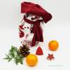 Nikolaussack,Geschenkbeutel für Nikolaus und Weihnachtsgeschenke, rot und weiß Bild 5