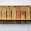 Regal zum Aufhängen, Wandregal, Regal, Bord, Holzregal, Palettenmöbel, Regal aus Palettenholz, DIY, Upcycling Bild 6