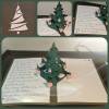 Plottdatei 3D Pop-Up Tannenbaum Klappkarte mit freischwingenden Kugeln Weihnachtskarte Bild 4