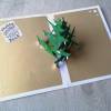 Plottdatei 3D Pop-Up Tannenbaum Klappkarte mit freischwingenden Kugeln Weihnachtskarte Bild 5