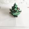 Plottdatei 3D Pop-Up Tannenbaum Klappkarte mit freischwingenden Kugeln Weihnachtskarte Bild 9