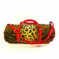 Kindertasche -  Leopard - Duffle Bag, Sporttasche, Einschulungsgeschenk, Unikat Bild 1