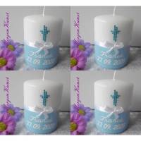 Personalisierte Gastgeschenke-Kerzen: Taufe * Geburt * Babyparty * Kindergeburtstag + Mitgebsel " Gastgeschenk * Bild 1