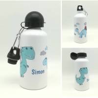 Trinkflasche mit Namen "Dino2"/ individuell/ Flasche/ Kindertrinkflasche Bild 1