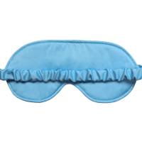 Damen Schlafbrille personalisierbar Satin Hellblau Bild 2