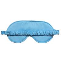 Damen Schlafbrille personalisierbar Satin Hellblau Bild 4