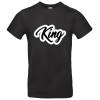 King und Queen T-Shirts, Pärchen, schwarz, weiß Bild 1