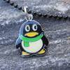 Pinguin mit Schal in verschiedene Farben Halskette Bild 5