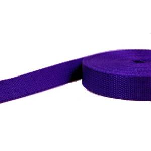 1 m Gurtband 25 mm breit für Taschen Gürtel Leinen 10 verschiedene Farben 