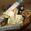 Geldgeschenk - kleine Deko Elefanten Gutschein für den Zoo - Geschenkidee Bild 2