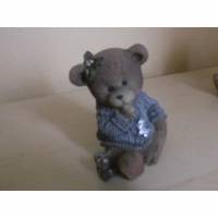 Teddybär , Bär   im Weihnachtslook  zum basteln Dekorieren Bild 2